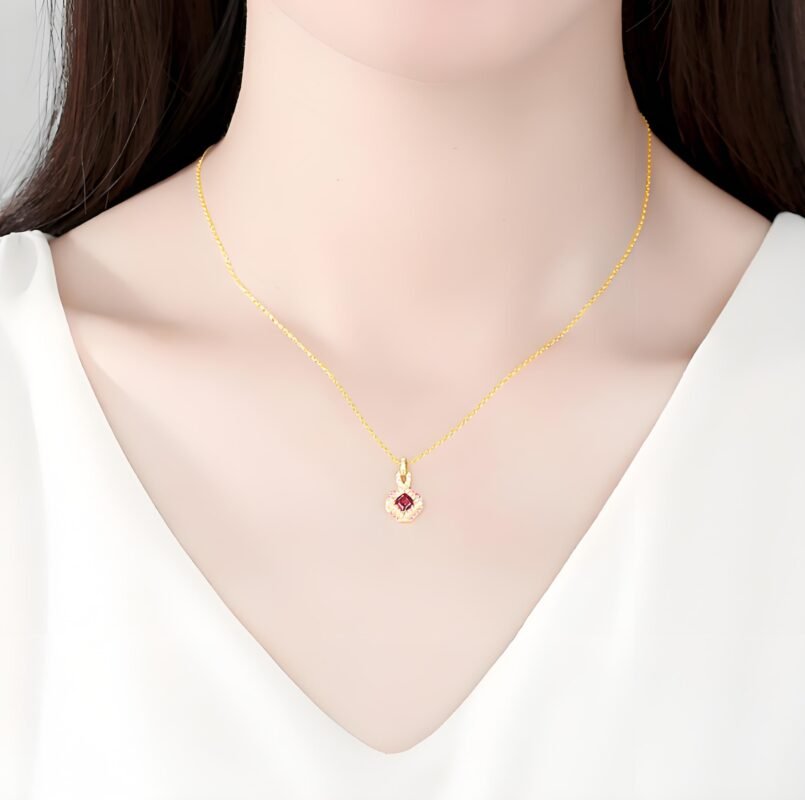 Ruby pendant/Gift for her