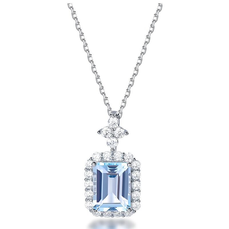 Aquamarine Necklace/Gift for her