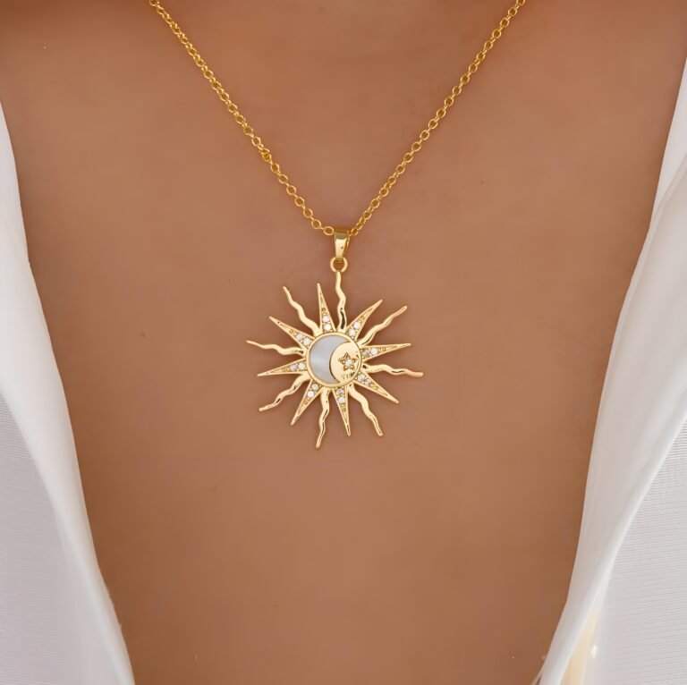 Sun necklace