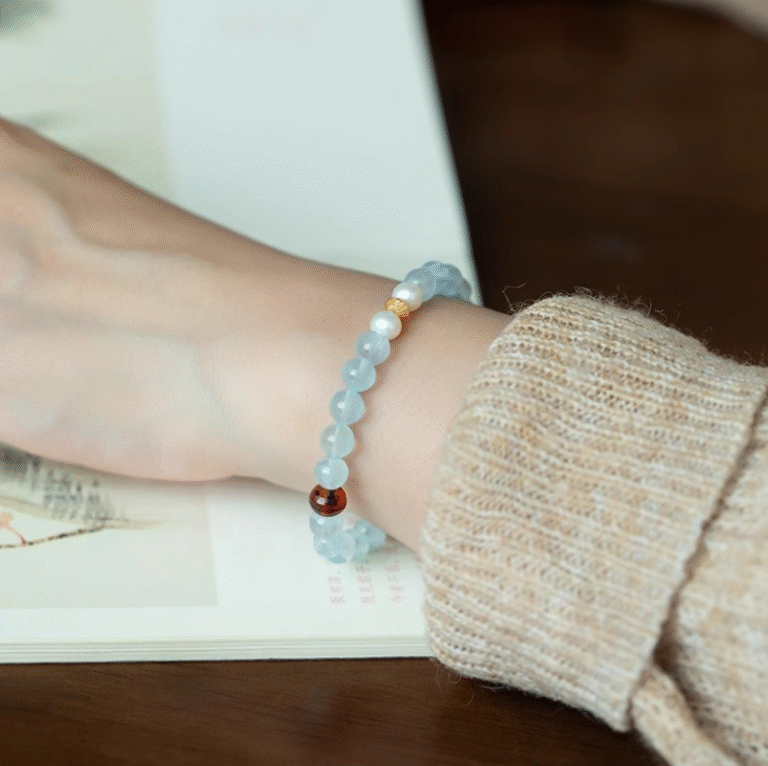 Aquamarine bracelet